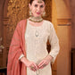 Fancy Party Wear Set with Embroidered Faux Georgette Top and Coordinated Bottom
