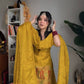 New Designer Party Wear Set in Heavy Chinon Silk with Embroidered Top, Plazzo & Fancy Dupatta