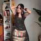 New Designer Party Wear Set in Heavy Chinon Silk with Embroidered Top, Plazzo & Fancy Dupatta