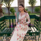 Chic Party Wear Ensemble Top with Farshi Plazzo in Heavy Printed Modal Silk and Sequin Embroidery - Jaipur Blossom