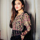 Black Elegant Designer Palazzo Set with Coordinated Top and Dupatta - Jaipur Blossom
