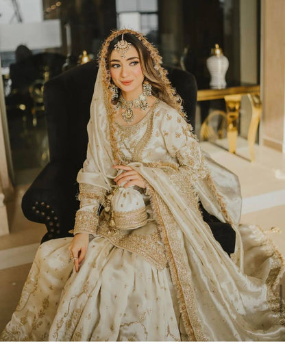 New Designer Party Wear Top and Sharara Set with Fancy Dupatta and Embroidery Work