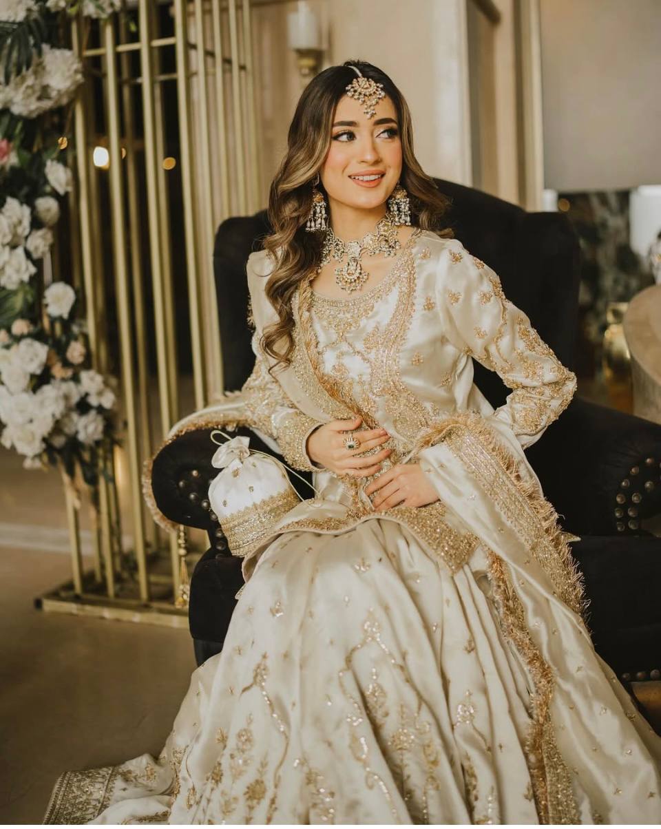 New Designer Party Wear Top and Sharara Set with Fancy Dupatta and Embroidery Work