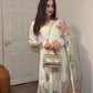 Heavy Japan Satin Silk Top with Sleeves and Coordinated Farshi Plazzo - Jaipur Blossom