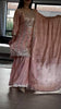 Party Wear Heavy Chinnon Silk Suit Set with Sharara and Embroidered Dupatta