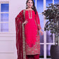 Heavily Embroidered Fancy Top-Plazzo Set with Matching Dupatta - Jaipur Blossom