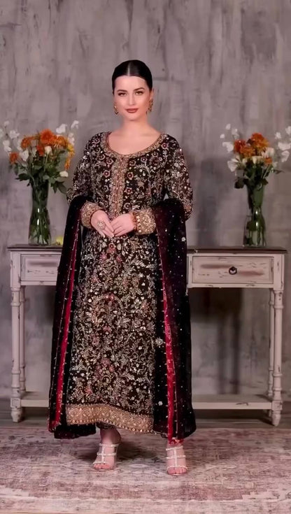 Trending Faux Georgette Embroidered Kurti Set with Sequins and Moti Work - Jaipur Blossom