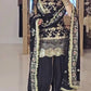 Premium Party Wear Natural Crepe Silk Suit with Embroidery Sequence Work and Dhoti Salwar