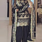 Premium Party Wear Natural Crepe Silk Suit with Embroidery Sequence Work and Dhoti Salwar