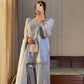 Luxury Designer Farshi Plazzo Set with Embroidered Jimmy Choo Top and Intricate Handwork - Jaipur Blossom