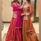 Premium Designer Lehenga Set in Shimmer Silk with Sequin and Pearl Embellishments - Jaipur Blossom