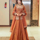Premium Designer Lehenga Set in Shimmer Silk with Sequin and Pearl Embellishments - Jaipur Blossom