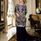 Elegant Fox Georgette Palazzo Set in Rich Purple with Sequin Embroidery - Jaipur Blossom
