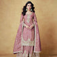 Chic Party Ready Chinon Silk Set with Sequin Embellishments - Jaipur Blossom