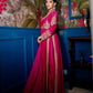 Dark Pink Elegance – Designer Embroidered Lehenga Ensemble - Jaipur Blossom