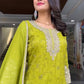 Designer Heavy Chinon Silk Top and Plazzo with Dupatta – Fully Stitched Embroidered Ensemble