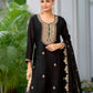 Designer Chinon Silk Party Wear with Embroidered Top Sharara and Dupatta - Jaipur Blossom
