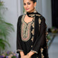 Designer Chinon Silk Party Wear with Embroidered Top Sharara and Dupatta - Jaipur Blossom