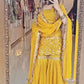 Designer Party Wear Top and Plazzo with Fancy Dupatta and Heavy Embroidery Work