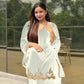 New Designer Party Wear Set Featuring Heavy Fox Georgette Top with Embroidery and Plazzo