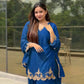 New Designer Party Wear Set Featuring Heavy Fox Georgette Top with Embroidery and Plazzo