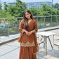 New Designer Party Wear Set Featuring Heavy Fox Georgette Top with Embroidery and Plazzo