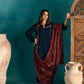 Exclusive Designer Farsi Top and Salwar with Intricate Embroidery and Fancy Dupatta