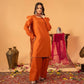 Heavy Crepe Silk Top and Farshi Salwar with Canvas Belt and Butterfly Net Dupatta