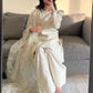 Heavy Crepe Silk Top and Farshi Salwar with Canvas Belt and Butterfly Net Dupatta