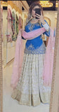 New Designer Party Wear Top and Lehenga with Fancy Dupatta and Heavy Embroidery