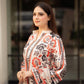 Elegant American Crepe Top and Plazzo Set with Digital Print and Soft Georgette Dupatta - Jaipur Blossom