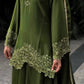 Elegant Designer Top in Heavy Chinon Silk with Embroidery and Matching Plazzo