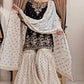 Elegant Party Wear Top in Heavy Faux Georgette with Micro Cotton Inner and Matching Plazzo