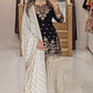 Elegant Party Wear Top in Heavy Faux Georgette with Micro Cotton Inner and Matching Plazzo