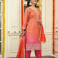 Designer Party Wear Kurti and Pant with Heavy Chinon Silk Embroidery and Digital Work