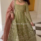 New Designer Party Wear Side Cut Kurti with Sharara in Heavy Faux Georgette and Embroidery Work
