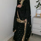 Designer Ethnic Sharara Suit in Crepe with Sequence Work and Latkan Dori