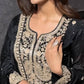 New Designer Party Wear Chinon Silk Top and Sharara Set with Embroidered Dupatta