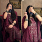 Fancy Ready-to-Wear Sequence Embroidered Faux Georgette Top and Bottom with Dupatta