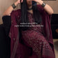 Fancy Ready-to-Wear Sequence Embroidered Faux Georgette Top and Bottom with Dupatta