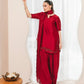 Fancy Party Wear Farshi Set with Heavy Bids Hand Work and Canvas Finishing