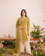 Designer Party Wear Top & Farshi Salwar Set in Heavy French Crepe with Digital Print & Embroidery
