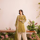 Designer Party Wear Top & Farshi Salwar Set in Heavy French Crepe with Digital Print & Embroidery