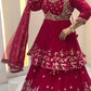 Lehenga Set in Heavy Faux Georgette with Embroidery Sequin Detailing