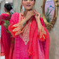 Designer Party Wear Top and Bottom Set with Fancy Dupatta and Embroidery Work