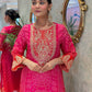Designer Party Wear Top and Bottom Set with Fancy Dupatta and Embroidery Work