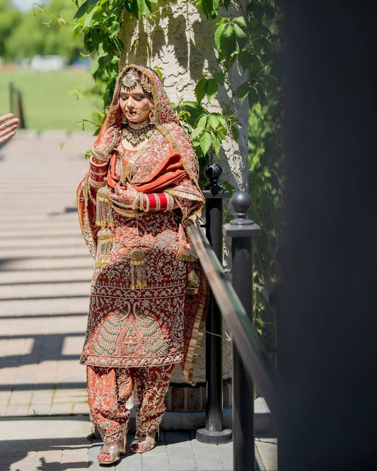 Nikita-MF Hevay Natural Crep Silk Farshi Salwar suit