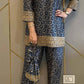 Luxury Digital Printed Co-Ord Dhoti Outfit with Fancy Embroidery and Sequence Design