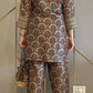 Luxury Digital Printed Co-Ord Dhoti Outfit with Fancy Embroidery and Sequence Design