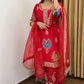 Exclusive Party Wear Crepe Silk Outfit with 5mm Sequence Embroidery and Fancy Lace Dupatta